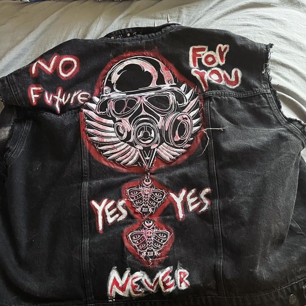 Goth battle jacket